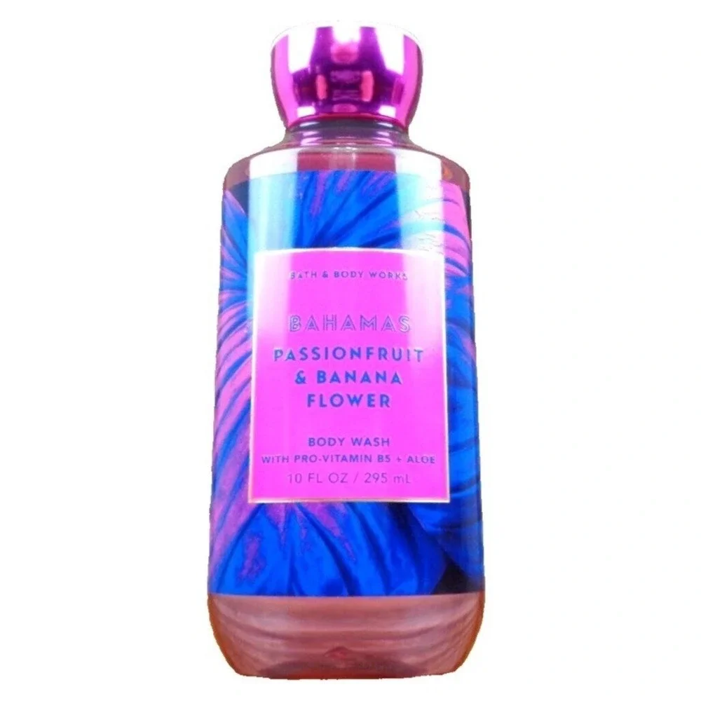Bath & Body Works Bahamas Passionfruit Banana Flower Body Wash 10 Oz New